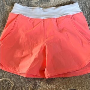 Land's End sunshade UPF 5 inch board shorts quik dry panty Carmen Coral White 2